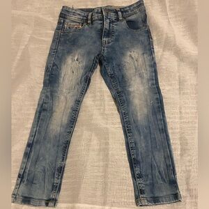 Diesel Kids Blue Distressed Jeans
